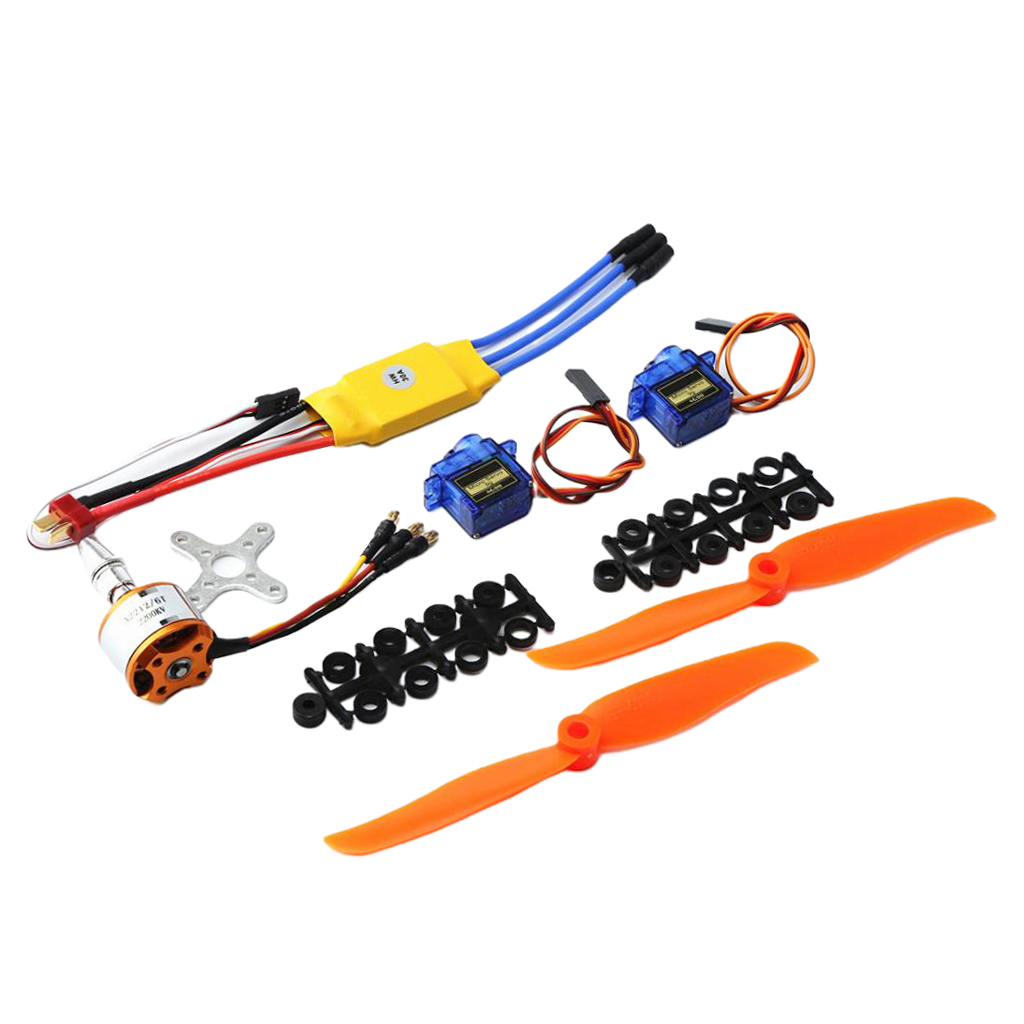 9G Servo 2212 Motor 2200KV 6035 Propeller RC Airplane Helicopter Parts 9G Servo 2212 Motor 2200KV 6035 Propeller RC Airplane Helicopter Parts