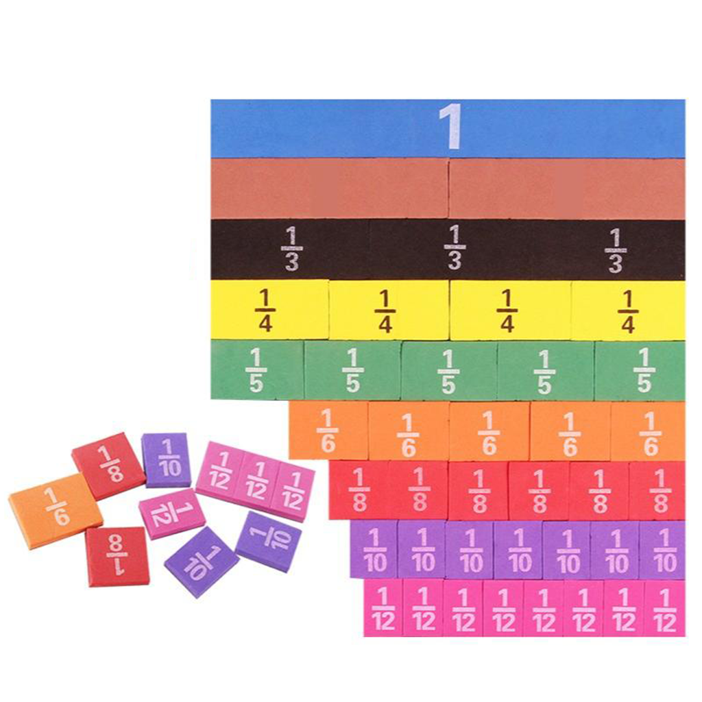 Math Skills Kids Fraction Learning Study Kit Teaching Aids Playkit Cognitive Math Skills Kids Fraction Learning Study Kit Teaching Aids Playkit Cognitive