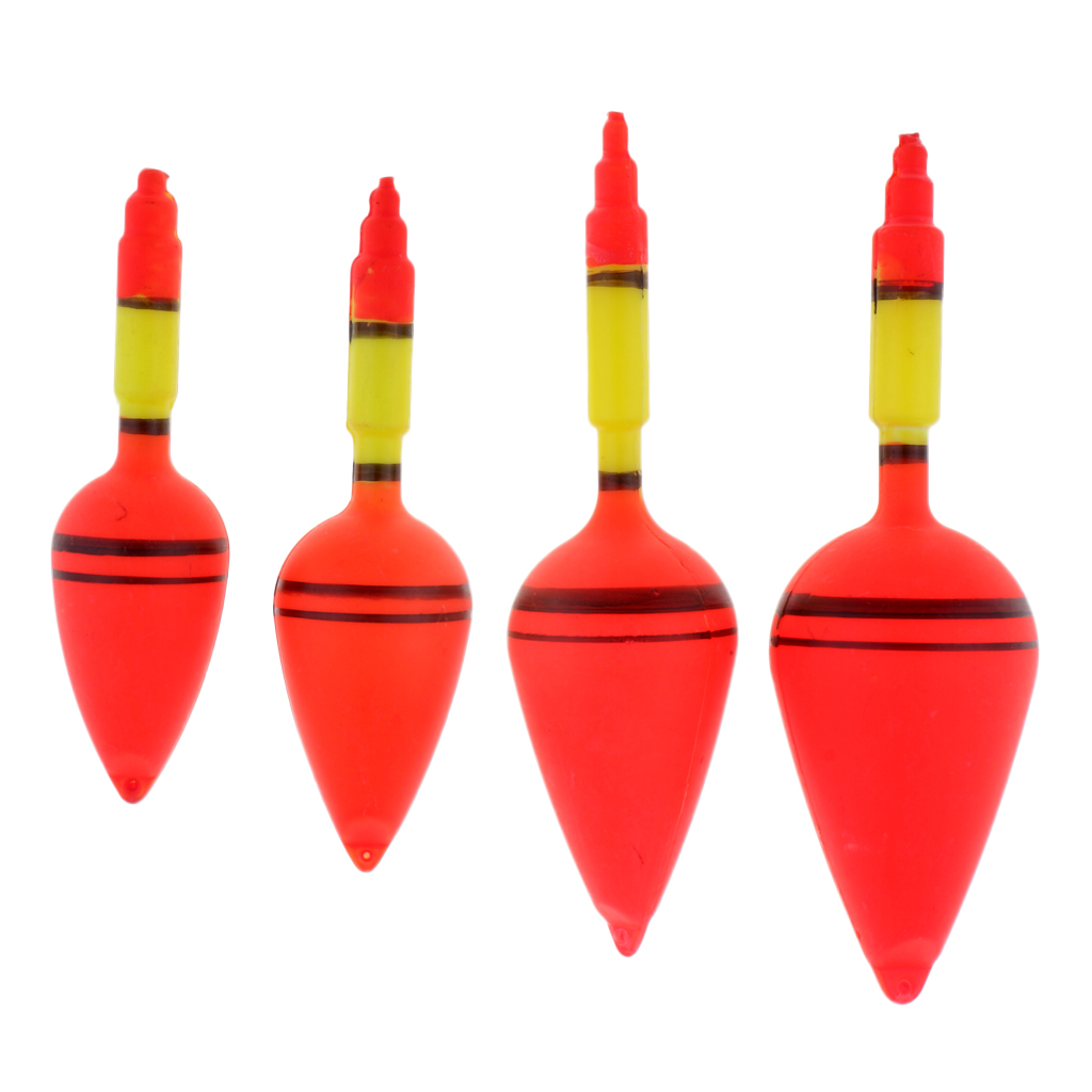 4pcs Luminous Fishing Float High Sensitive Light Stick Vertical Buoy Floating Tube Bobber 4pcs Luminous Fishing Float High Sensitive Light Stick Vertical Buoy Floating Tube Bobber
