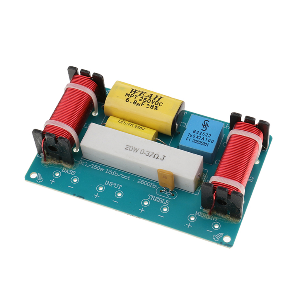 Audio Filter 1P 3 Way Speaker Crossover Frequency Divider Low Audio Filter 1P 3 Way Speaker Crossover Frequency Divider Low