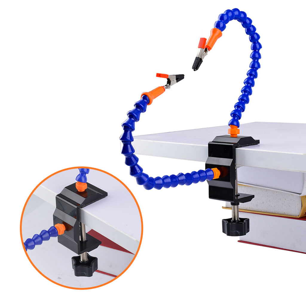 2 Helping Hands Soldering Stations Desk Clamp Set W/ Alloy Base 2 Helping Hands Soldering Stations Desk Clamp Set W/ Alloy Base