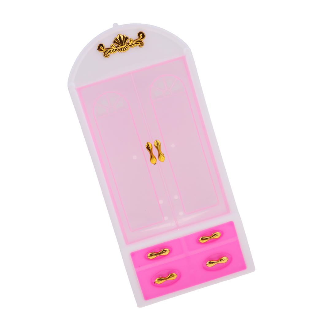 Closet Wardrobe For Doll House Girls Toy Princess Bedroom Furniture Decoration Closet Wardrobe For Doll House Girls Toy Princess Bedroom Furniture Decoration
