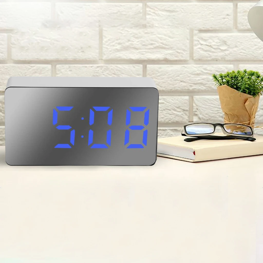 Large Digital Alarm Clock Snooze Time Bedroom Bedside Watch 3'' Clocks
