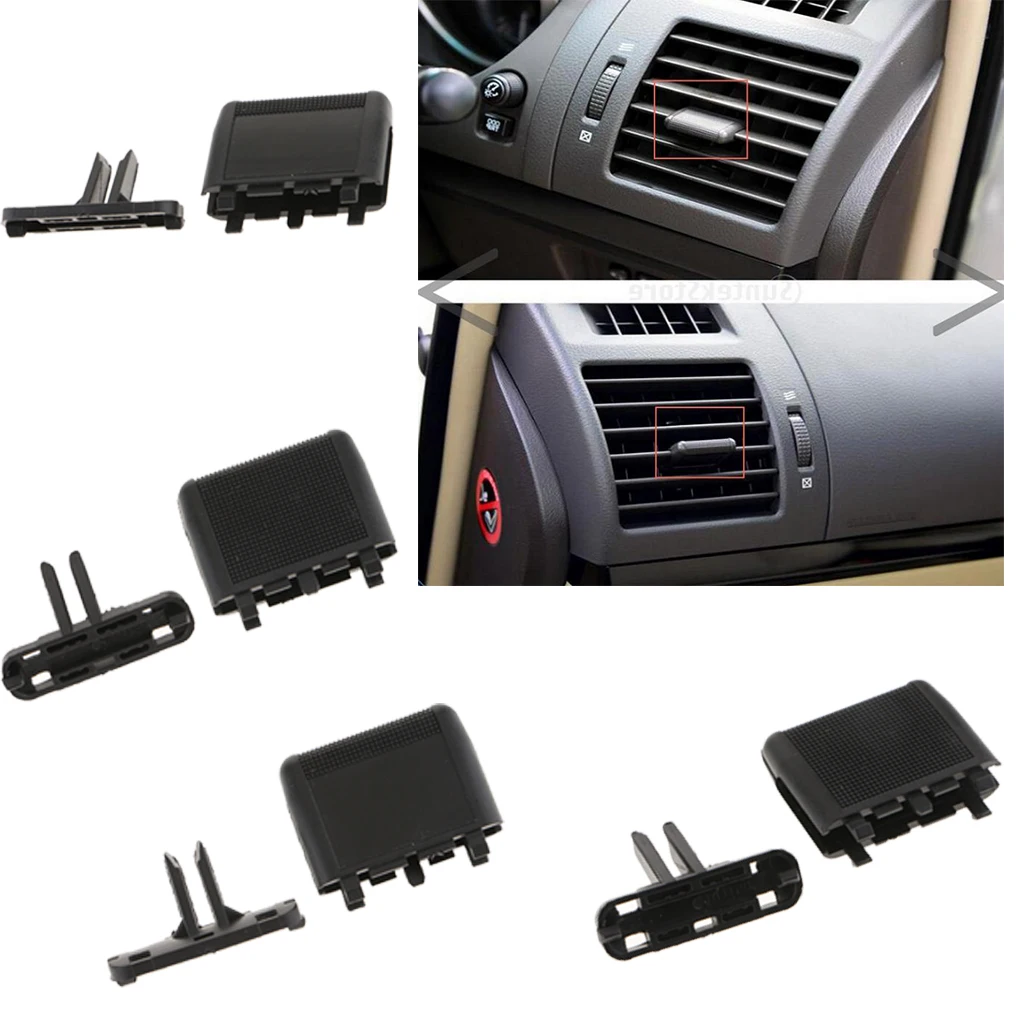 4 Set Car Dash A/C   Tab Clips Air Conditioning Leaf Louvre Slice  Kit For Toyota Prado Nissan Honda Car Accessories 2019 New