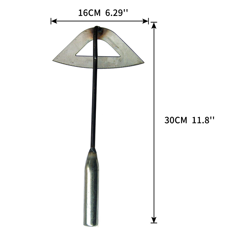 Râteau de désherbage à main en acier trempé outils de jardinage pour