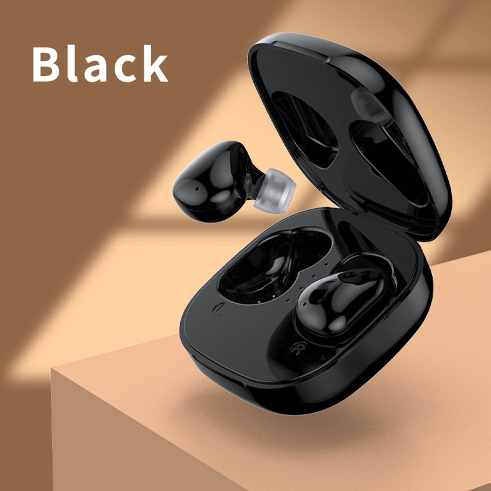 Bluetooth 5.1 Earbuds NFC W/Charging Case with Mic In-Ear Easy Pairing Portable Headphones for Cell Phone Android Music Travel Bluetooth 5.1 Earbuds NFC W/Charging Case with Mic In-Ear Easy Pairing Portable Headphones for Cell Phone Android Music Travel
