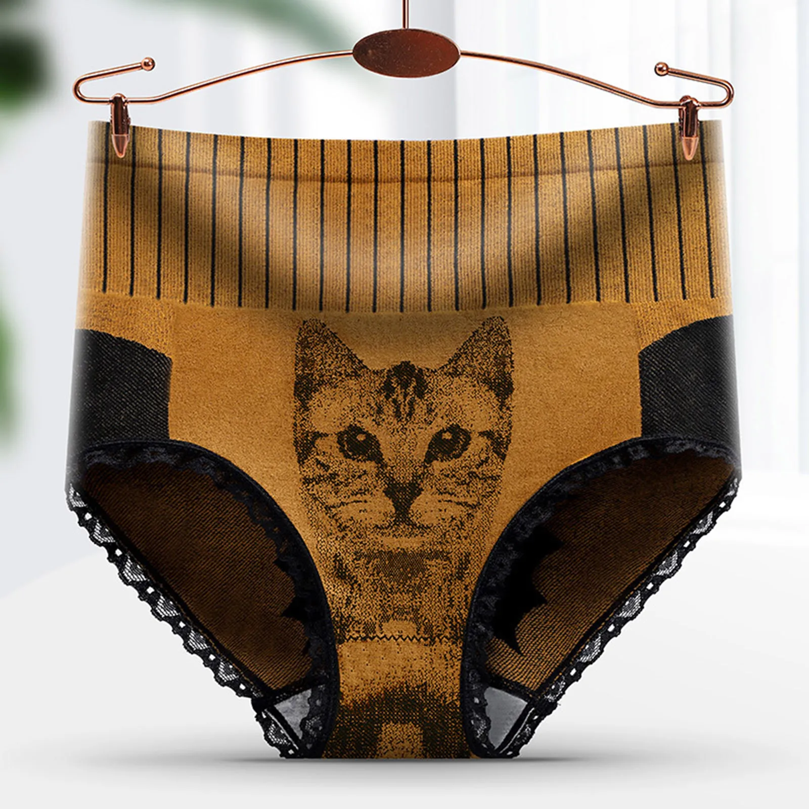 Panties For Women Underwear Cotton Briefs Panties Lingeries Cueca Calcinhas  Shorts Underpant Panties Cat Print Panty Ladies