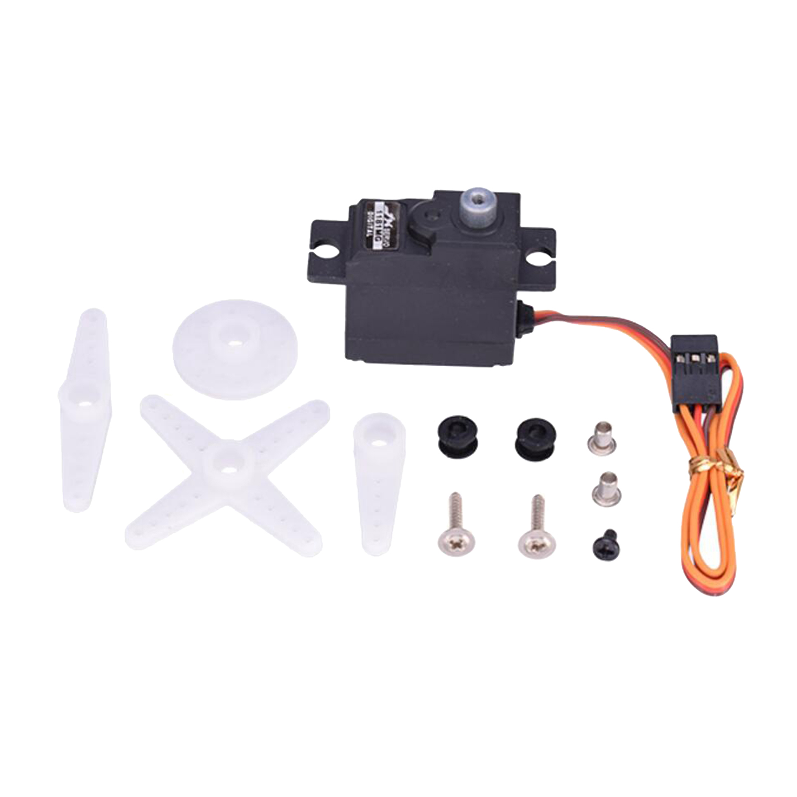 JX PDI-1181MG 3.5KG Metal Gear Digital Servo for RC Car Airplane Drone Black JX PDI-1181MG 3.5KG Metal Gear Digital Servo for RC Car Airplane Drone Black