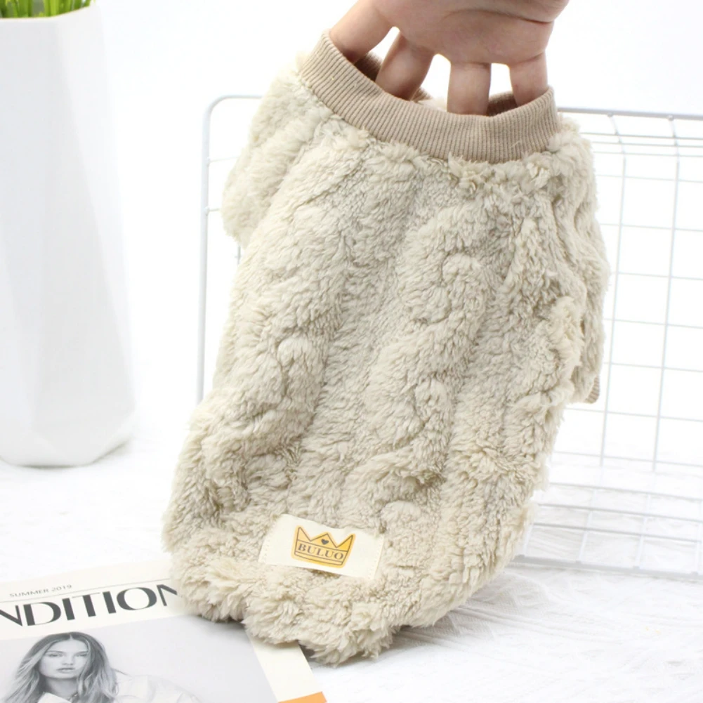 Ciepły polarowy płaszcz dwustronny dla psa - kurtka buldog francuski sweter kostium odzież - Wianko - 5