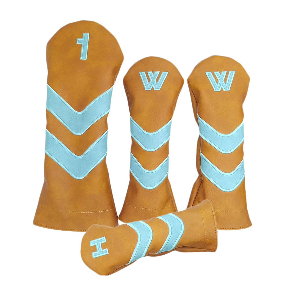 4pcs Golf Head Cover Driver Fairway Wood Covers Protector Sleeves 4pcs Golf Head Cover Driver Fairway Wood Covers Protector Sleeves