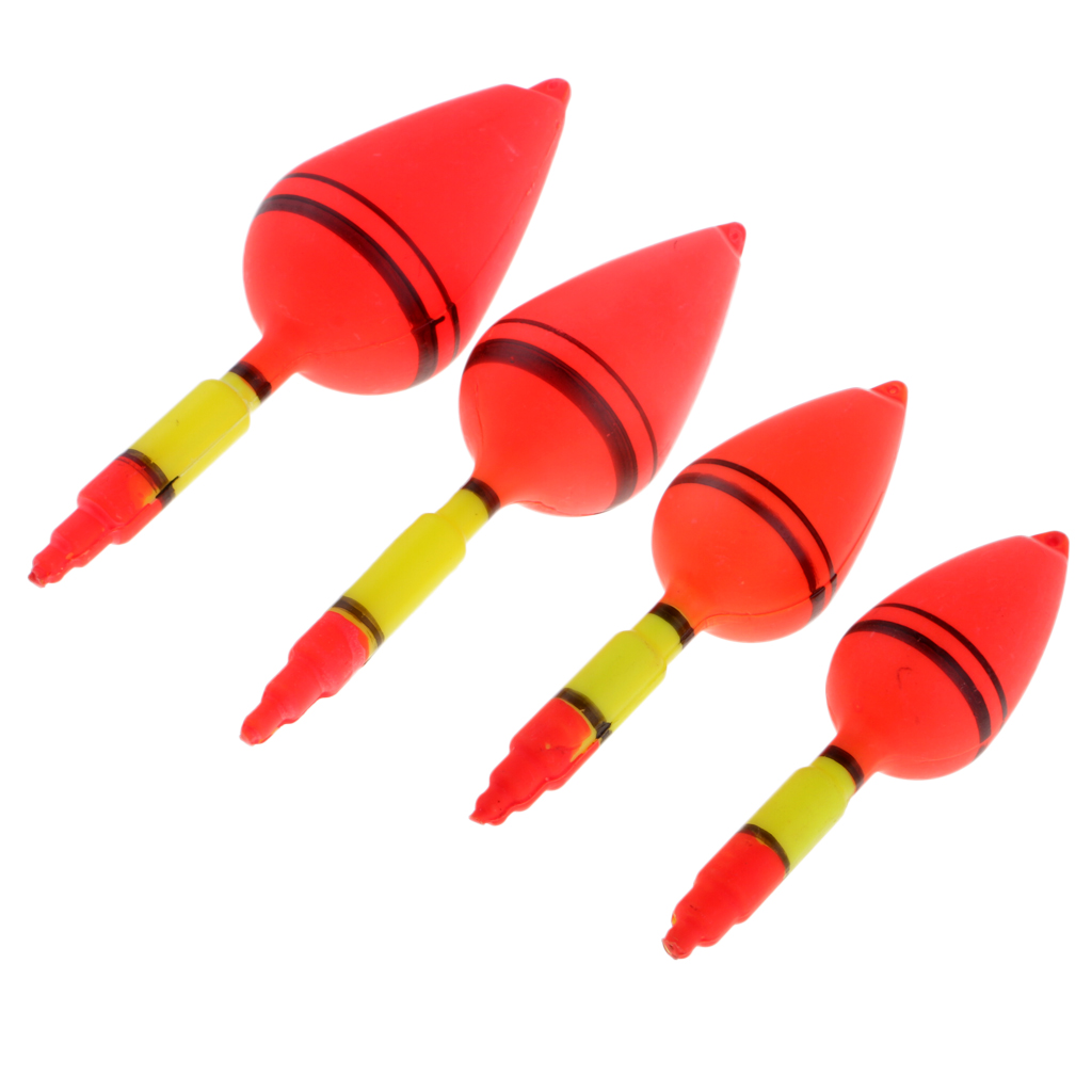 4pcs Luminous Fishing Float High Sensitive Light Stick Vertical Buoy Floating Tube Bobber 4pcs Luminous Fishing Float High Sensitive Light Stick Vertical Buoy Floating Tube Bobber