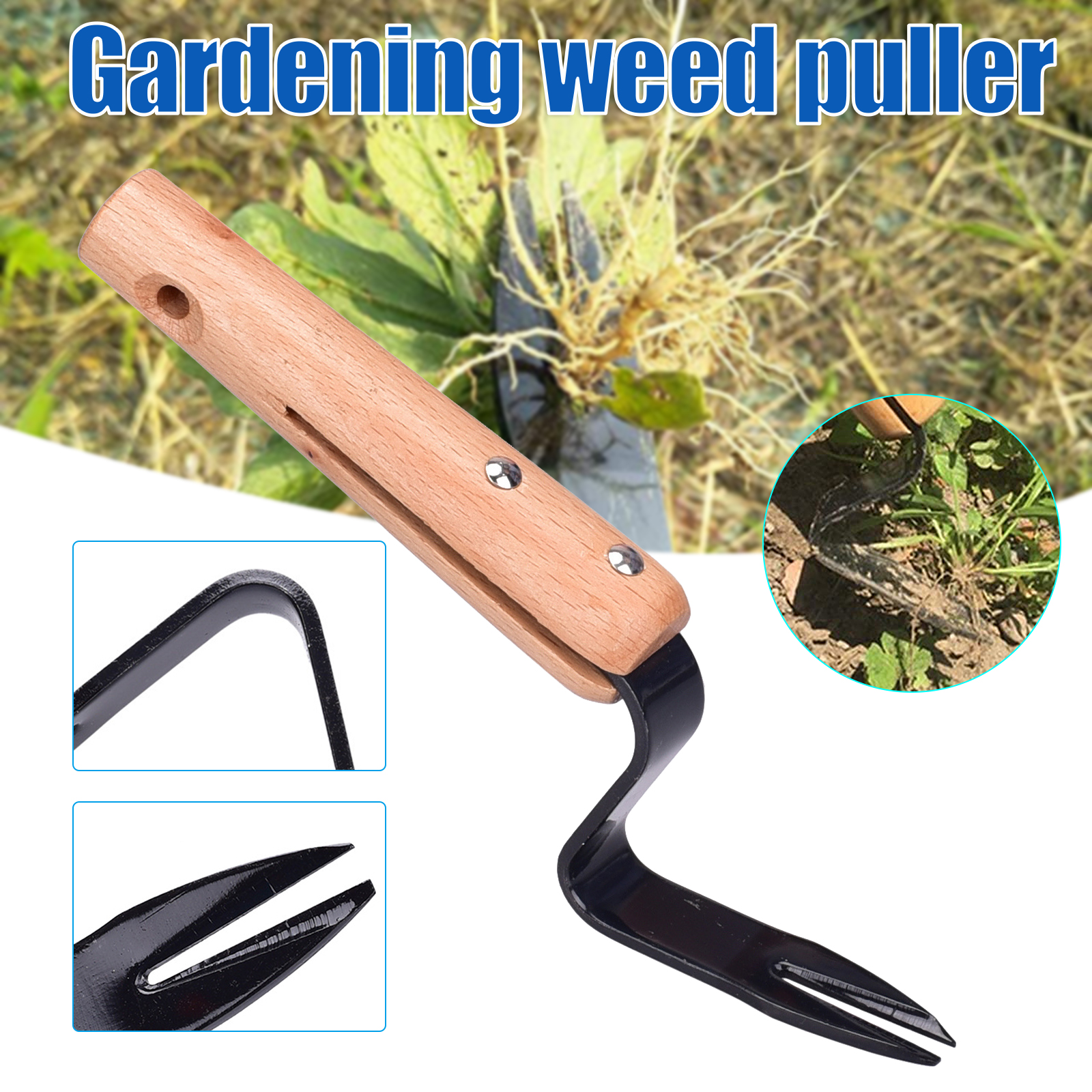 Outils De Jardinage D Sherbeur Manuel En Acier Extracteur De Racines