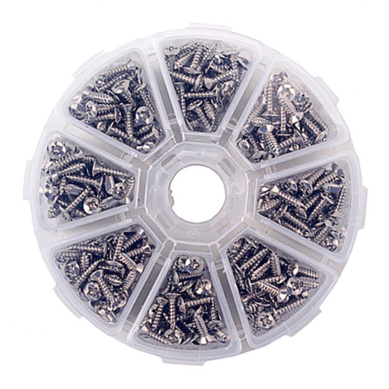 400pcs Guitar Bass Pickguard Back Plate Screws for ST Electric Guitar Silver 400pcs Guitar Bass Pickguard Back Plate Screws for ST Electric Guitar Silver