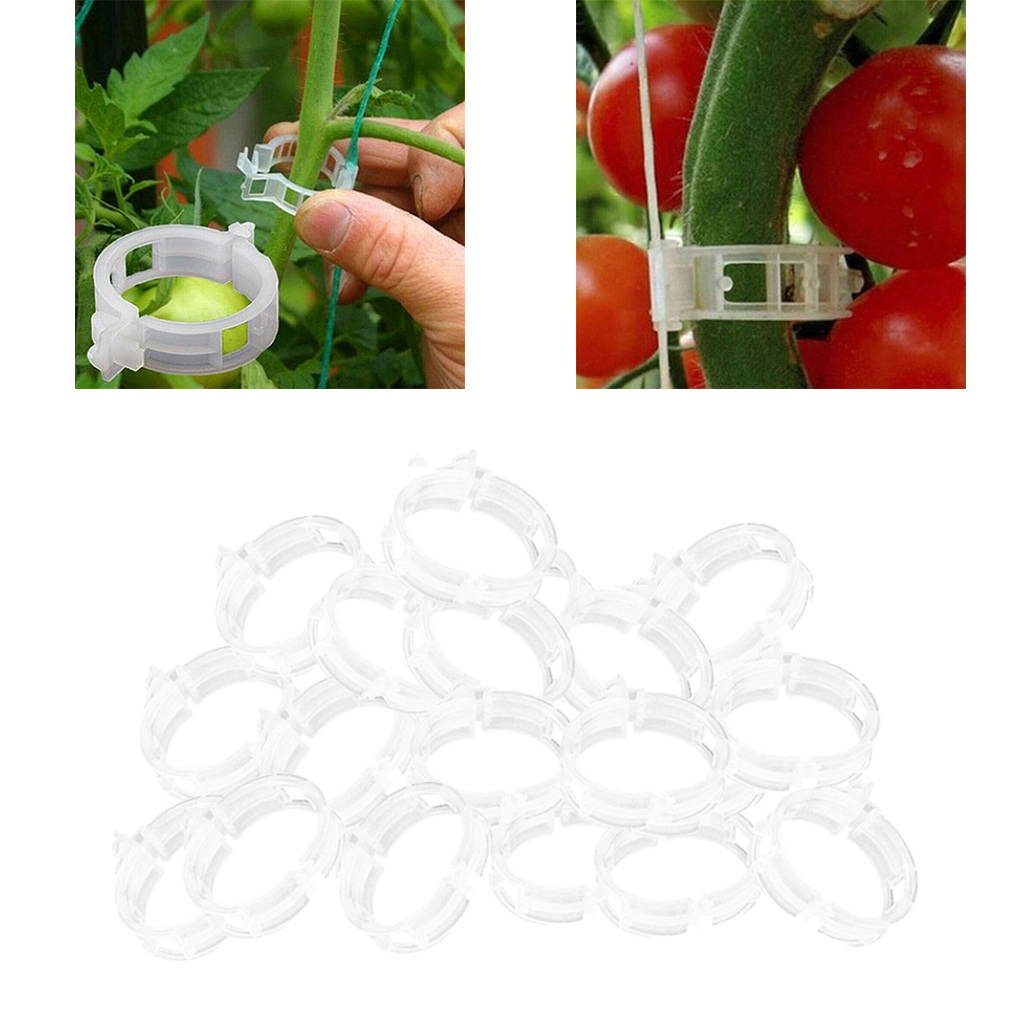 200x Plastic Plant Support Garden Clips Cucumber Vines Clips Twine Clips 200x Plastic Plant Support Garden Clips Cucumber Vines Clips Twine Clips
