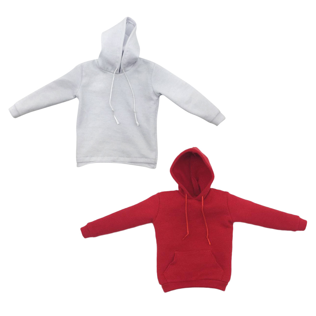 2Pcs 1/6 Male Soldier Muscle Body Fashion Top Hoodie Sweatshirt for 12 2Pcs 1/6 Male Soldier Muscle Body Fashion Top Hoodie Sweatshirt for 12