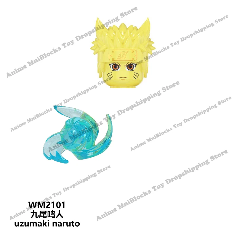 Klocki mini figurka Naruto, Sasuke, Kakashi - zabawki dla dzieci WM6105-6109 - Wianko - 24