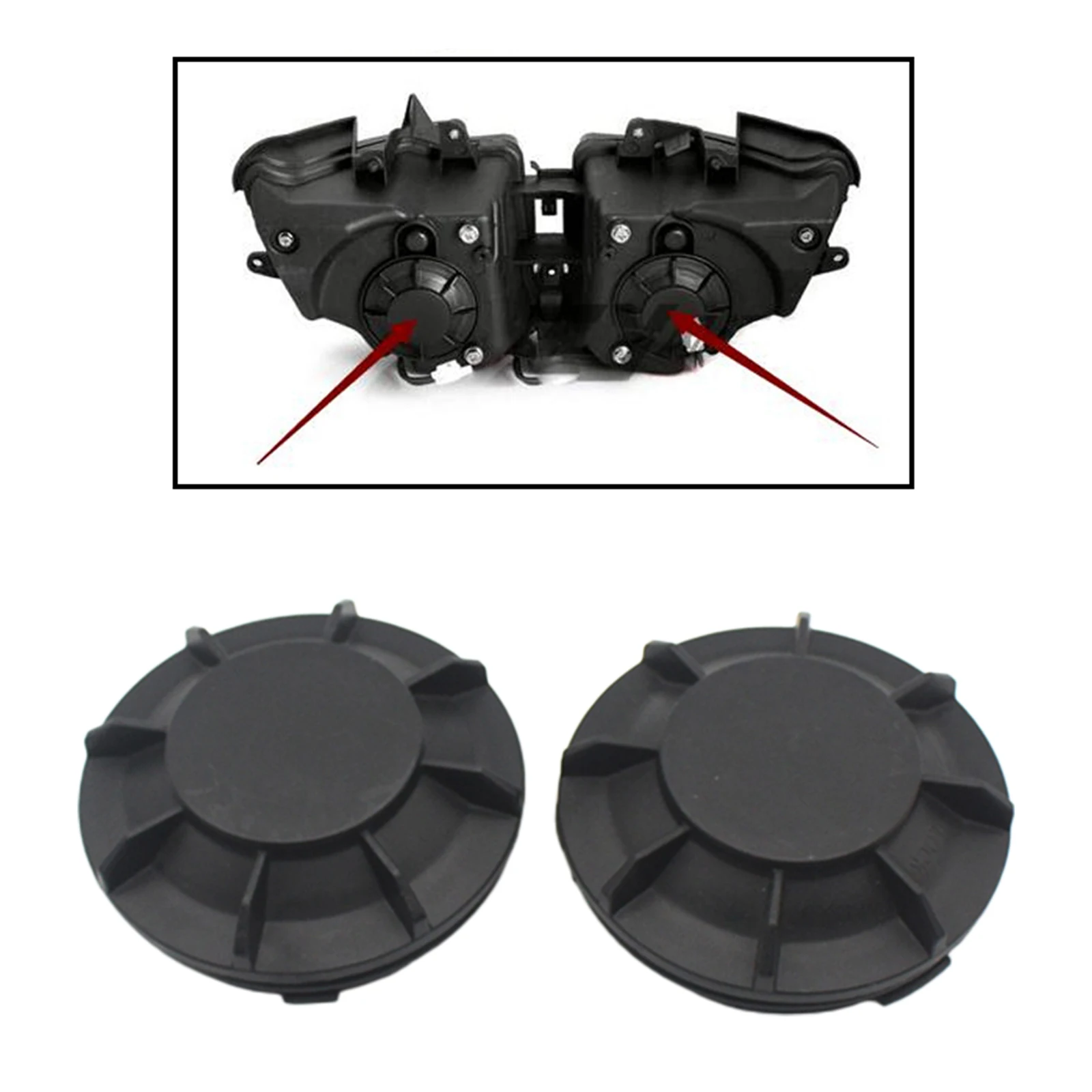 Headlight Tail Rear Cap Scooter Part Cover Dustproof For Yamaha YZF R6 R1
