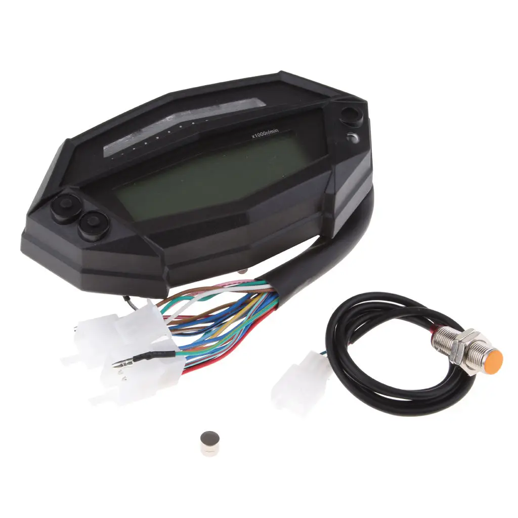 LCD Digital Speedometer Tachometer Odometer Gauge for KAWASAKI Z1000