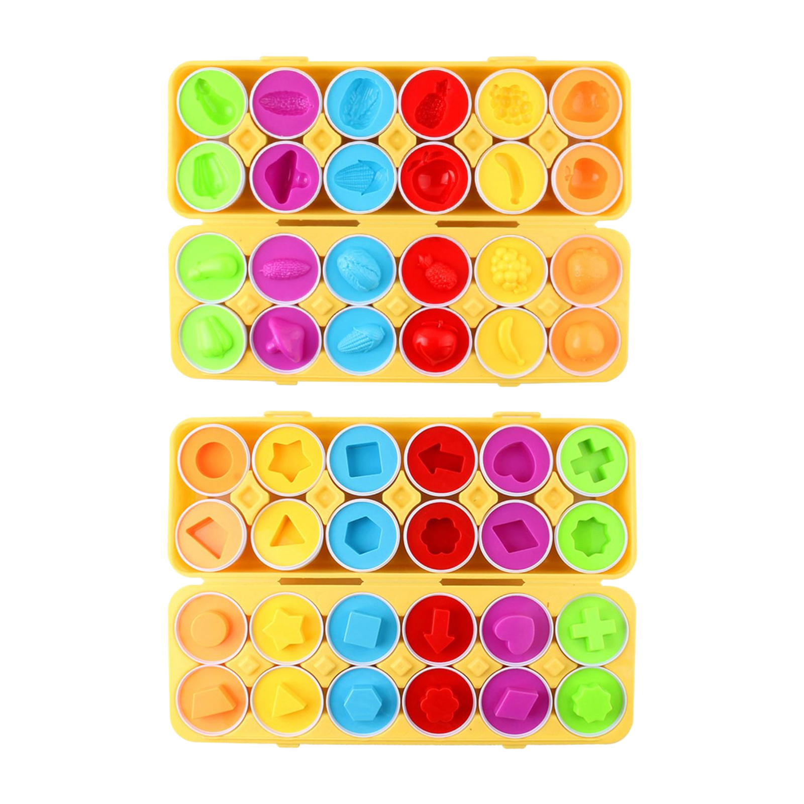 Match Easter Matching Eggs Toddler Kids Educational Toy Shapes Colors Sorter
