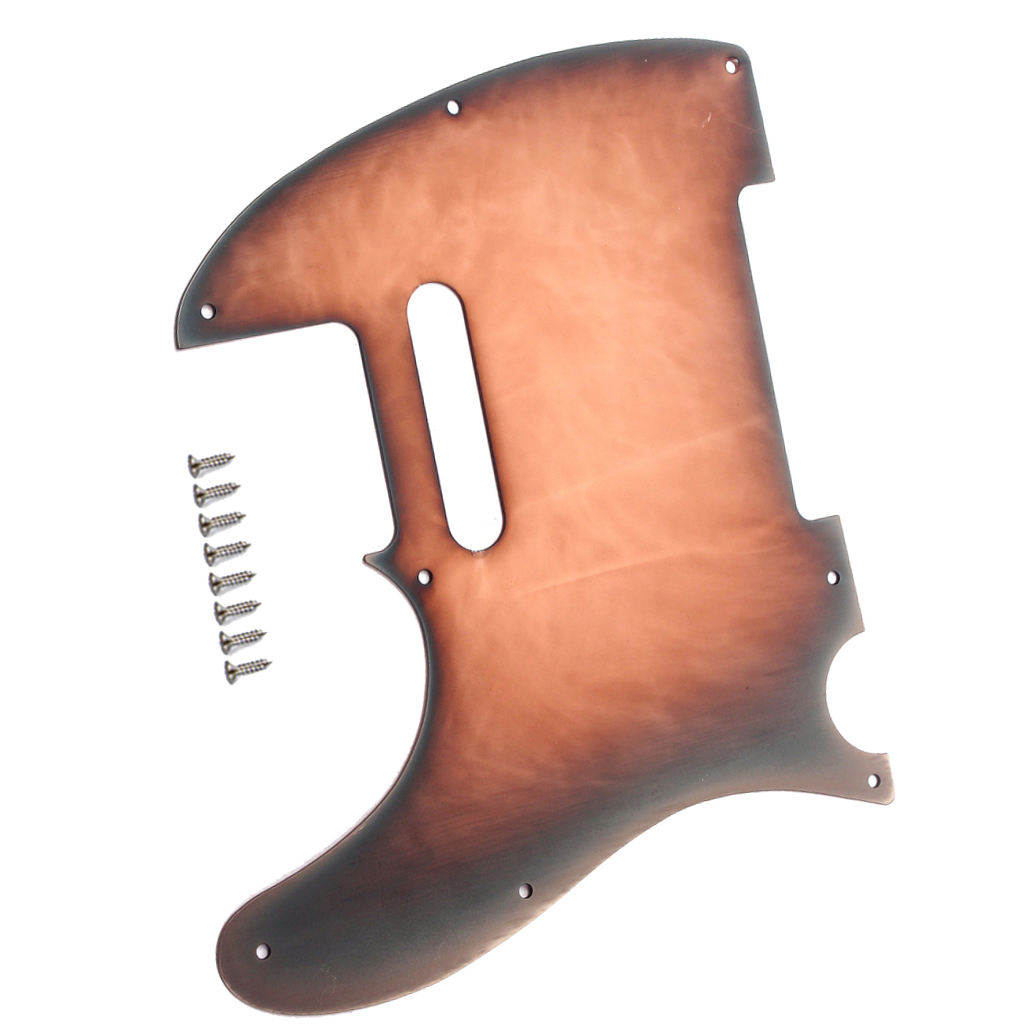 Anti-scratch Guitar Pickguard Guard Plate 8 Hole Metal Pickguard Plate w/ Screws for TL Electric Guitar Anti-scratch Guitar Pickguard Guard Plate 8 Hole Metal Pickguard Plate w/ Screws for TL Electric Guitar