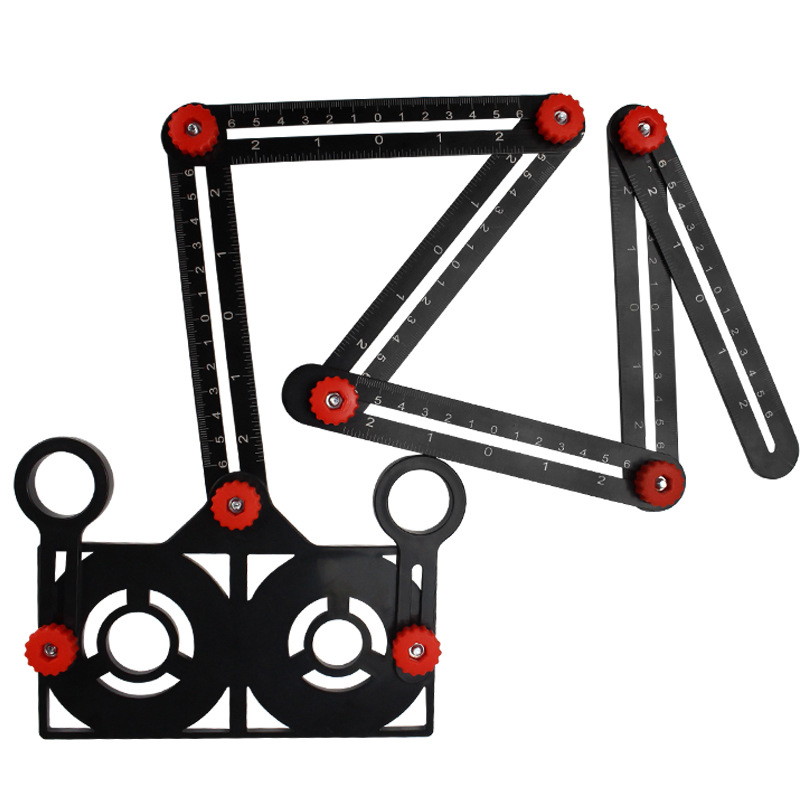 Pied à coulisse Règle de mesure multi angles outil de guidage de