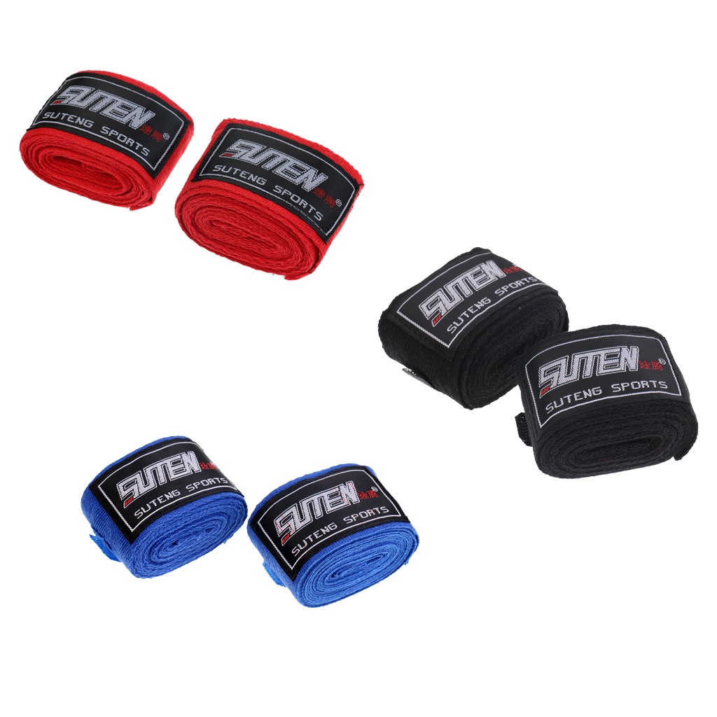 2Pcs Cotton Boxing Hand Wraps Bandages Muay Thai MMA Inner Gloves for Taekwondo Boxing Muay Thai 2Pcs Cotton Boxing Hand Wraps Bandages Muay Thai MMA Inner Gloves for Taekwondo Boxing Muay Thai