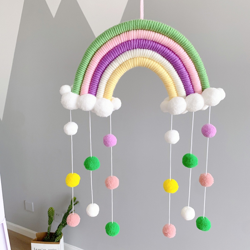 Kawaii Rainbow Macrame Wall Hanging 3 Hb0d1c913273c46fe9a5933c6909bbc1bG