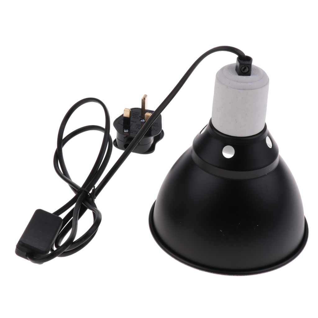 E27 50W Reptile Halogen Light Bulb UVA UVB + Dome Lamp Holder UK Plug 220V E27 50W Reptile Halogen Light Bulb UVA UVB + Dome Lamp Holder UK Plug 220V