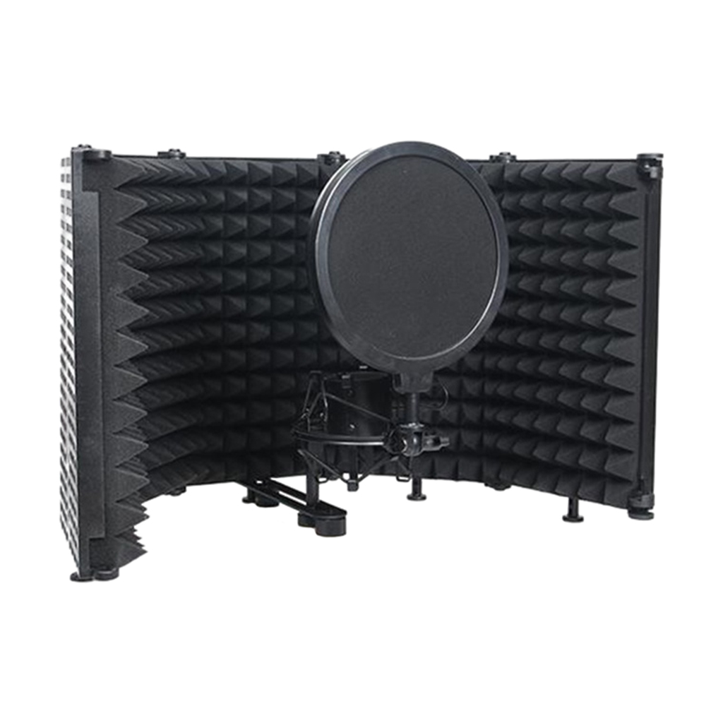 Broadcast Studio Microphone Isolation Shield Filter Wind Screen Isolation Shockproof Mount Holder for Sound Recording Broadcast Studio Microphone Isolation Shield Filter Wind Screen Isolation Shockproof Mount Holder for Sound Recording