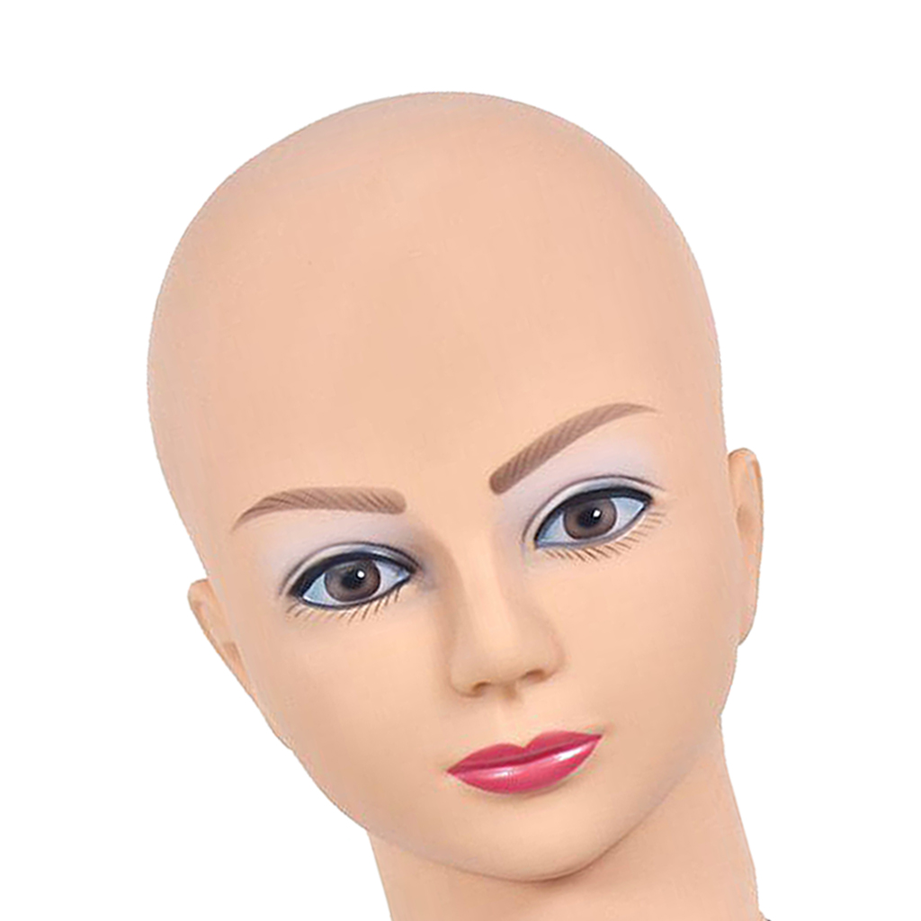 2x Female Mannequin PVC Foam 21 Inch Women Manikin Head Model Wig Glasses Hat Headset Display Stand for Home/Store/Salon 2x Female Mannequin PVC Foam 21 Inch Women Manikin Head Model Wig Glasses Hat Headset Display Stand for Home/Store/Salon