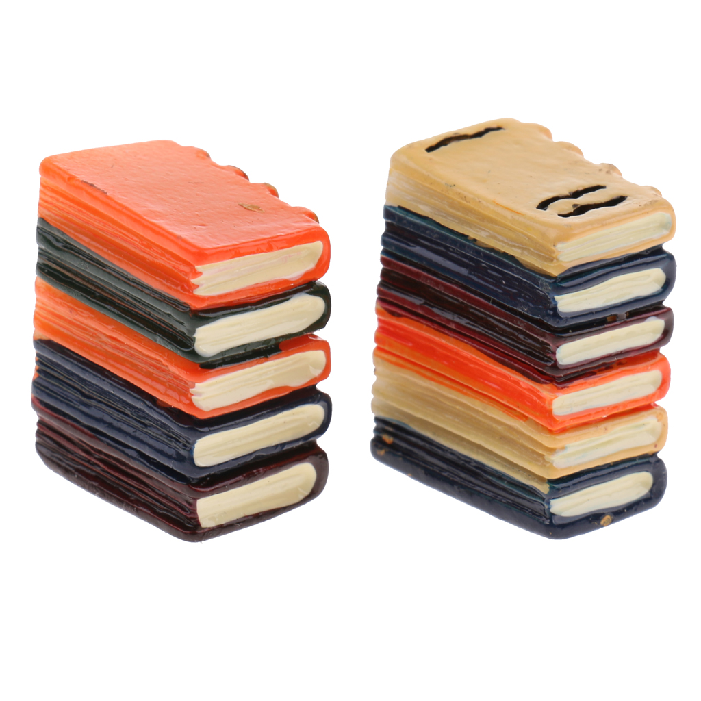 1/12 Scale Resin Books Dollhouse Miniature Bookshelf Decoration Accessories 1/12 Scale Resin Books Dollhouse Miniature Bookshelf Decoration Accessories