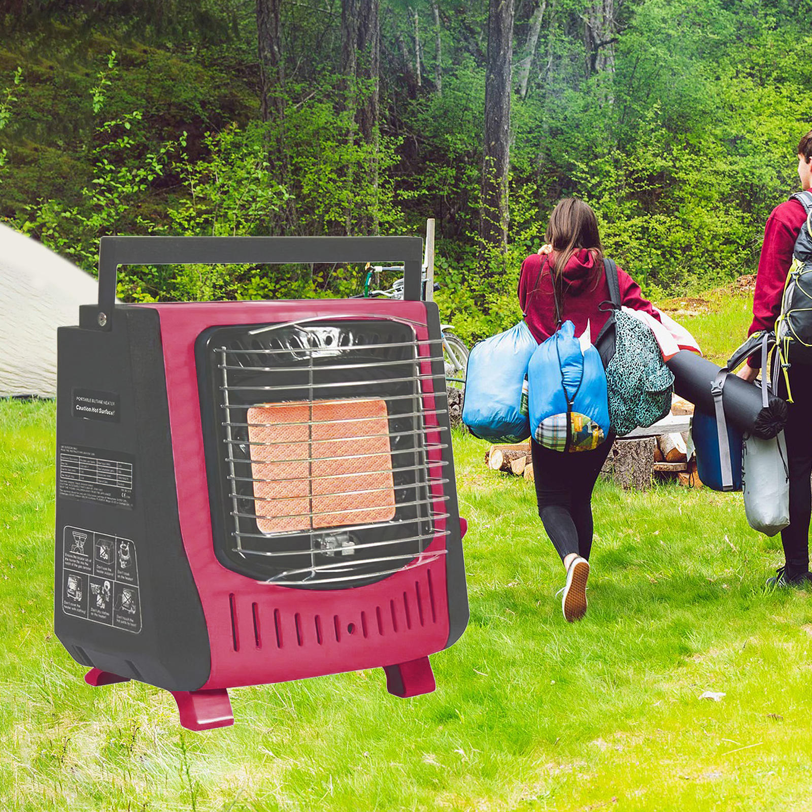 Portable Butane Space Gas Mobile Heater, Liquefied Gas Heating Stove for Outdoor Traveling Picnic Cooking Cold Weather Warming Portable Butane Space Gas Mobile Heater, Liquefied Gas Heating Stove for Outdoor Traveling Picnic Cooking Cold Weather Warming