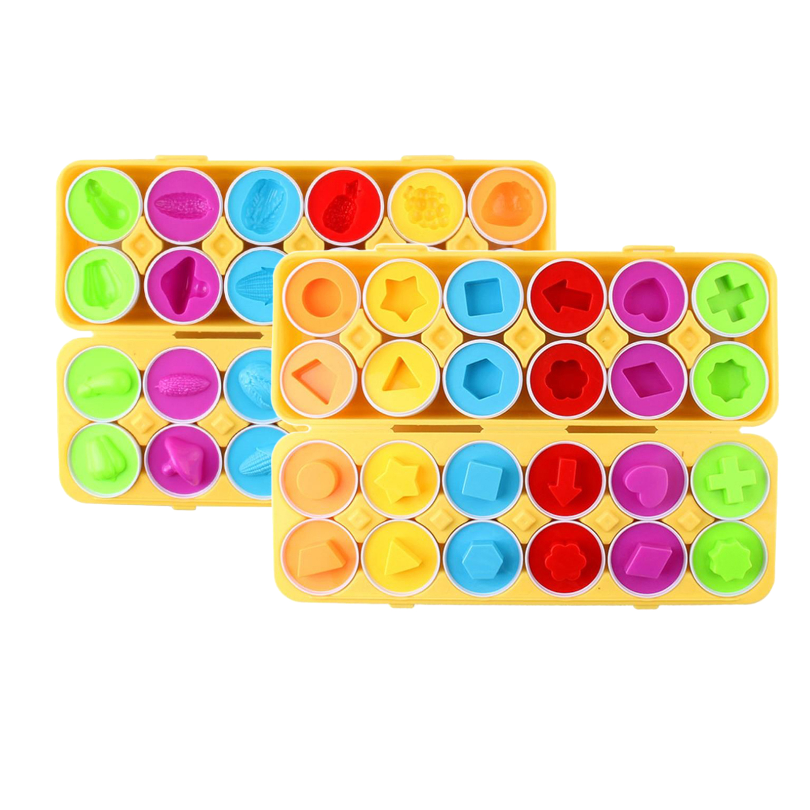 Match Easter Matching Eggs Toddler Kids Educational Toy Shapes Colors Sorter