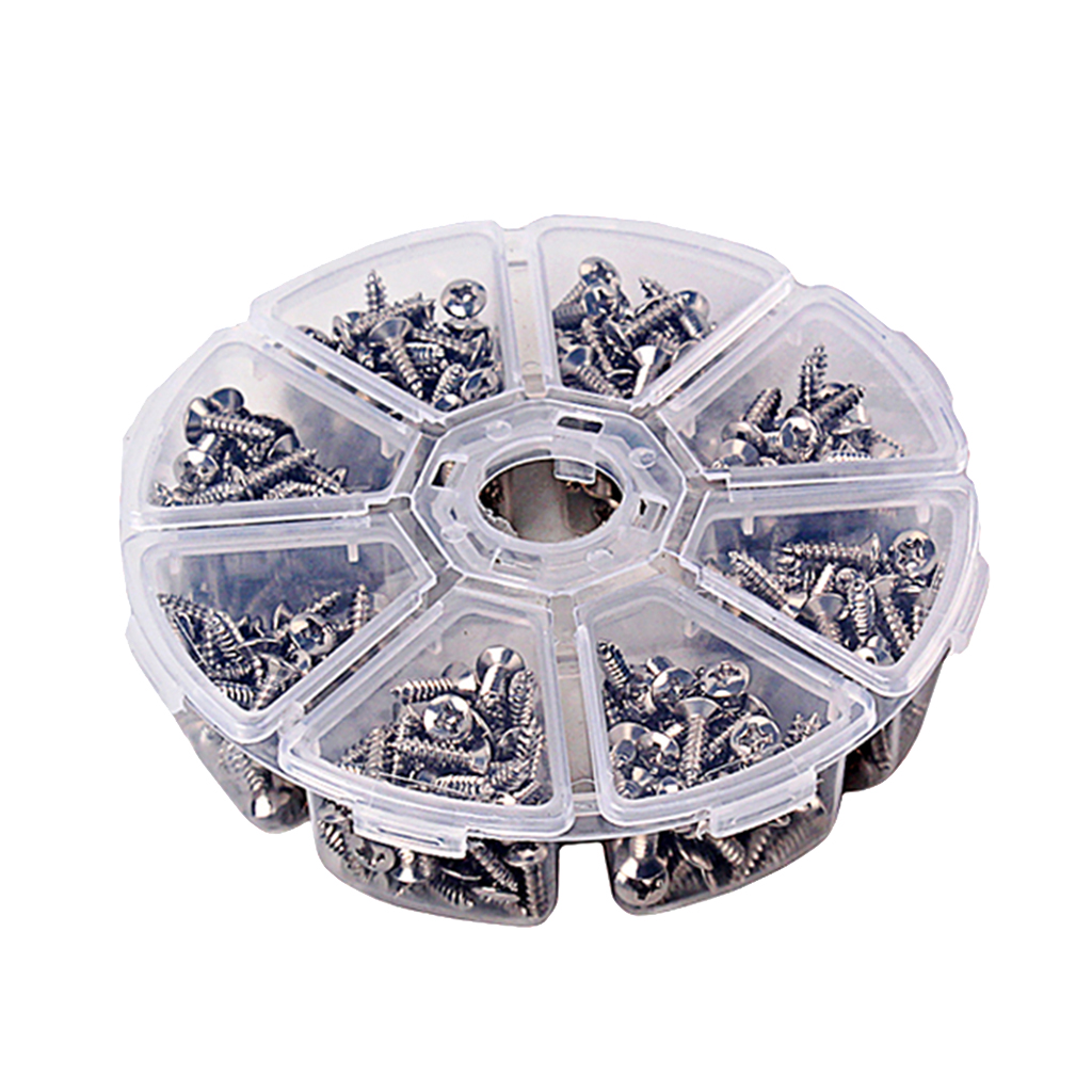 400pcs Guitar Bass Pickguard Back Plate Screws for ST Electric Guitar Silver 400pcs Guitar Bass Pickguard Back Plate Screws for ST Electric Guitar Silver