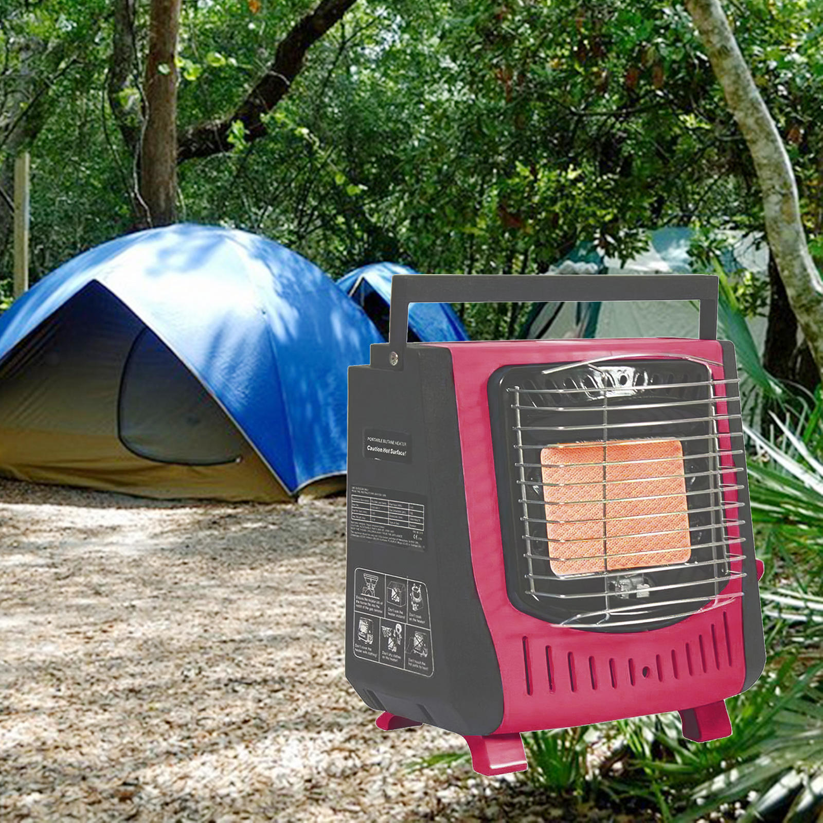 Portable Butane Space Gas Mobile Heater, Liquefied Gas Heating Stove for Outdoor Traveling Picnic Cooking Cold Weather Warming Portable Butane Space Gas Mobile Heater, Liquefied Gas Heating Stove for Outdoor Traveling Picnic Cooking Cold Weather Warming