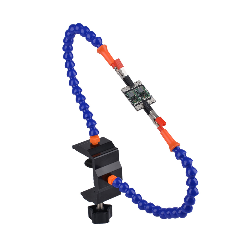 2 Helping Hands Soldering Stations Desk Clamp Set W/ Alloy Base 2 Helping Hands Soldering Stations Desk Clamp Set W/ Alloy Base