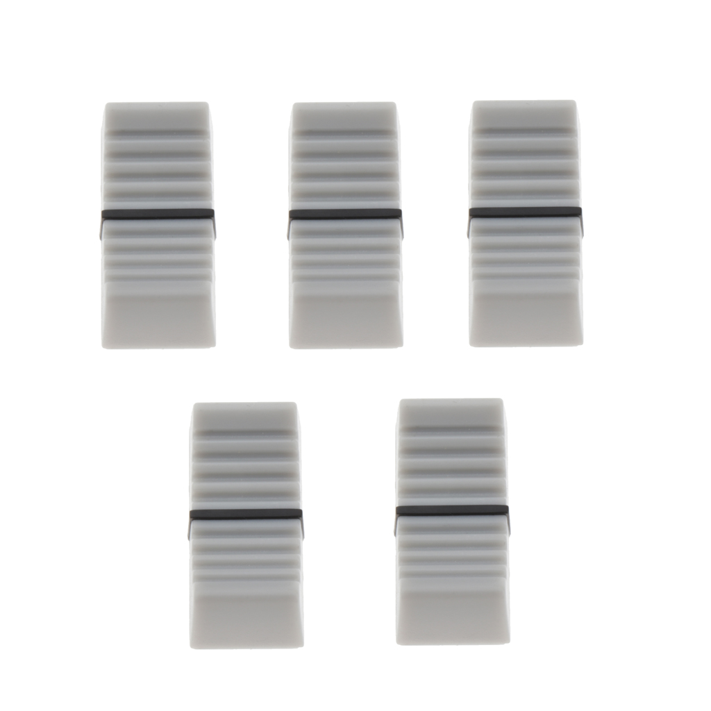 5x Knob Caps Slide Potentiometer Mixer Fader Cap Red/Dark Gray/Light Gray 5x Knob Caps Slide Potentiometer Mixer Fader Cap Red/Dark Gray/Light Gray