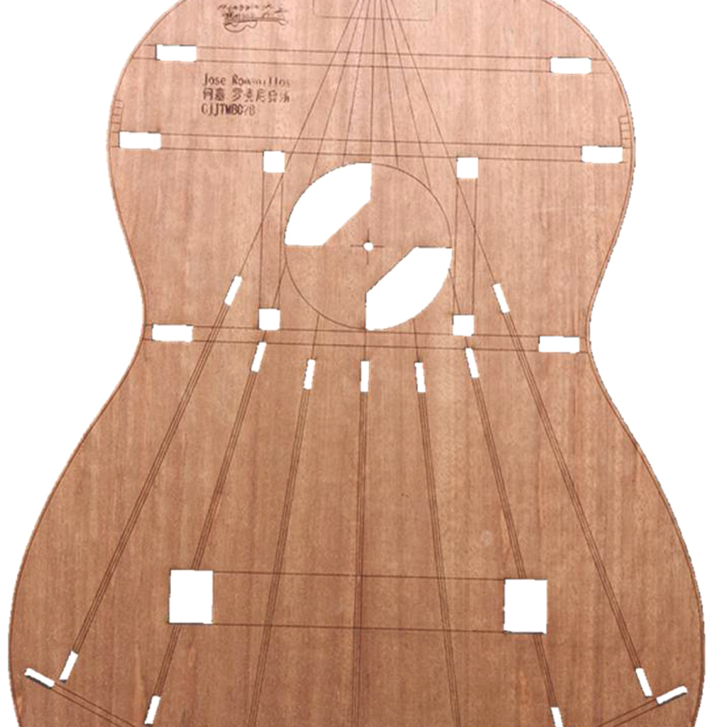 Classical Guitar Body Templates Wood for Jose Romanios (Thick) Guitar Parts Accessories Classical Guitar Body Templates Wood for Jose Romanios (Thick) Guitar Parts Accessories