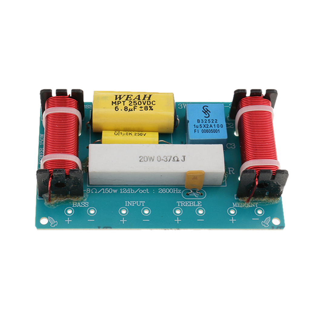 Audio Filter 1P 3 Way Speaker Crossover Frequency Divider Low Audio Filter 1P 3 Way Speaker Crossover Frequency Divider Low