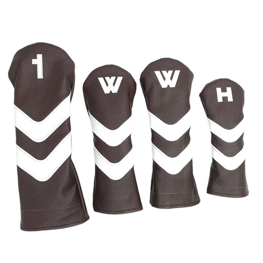 4pcs Golf Head Cover Driver Fairway Wood Covers Protector Sleeves 4pcs Golf Head Cover Driver Fairway Wood Covers Protector Sleeves