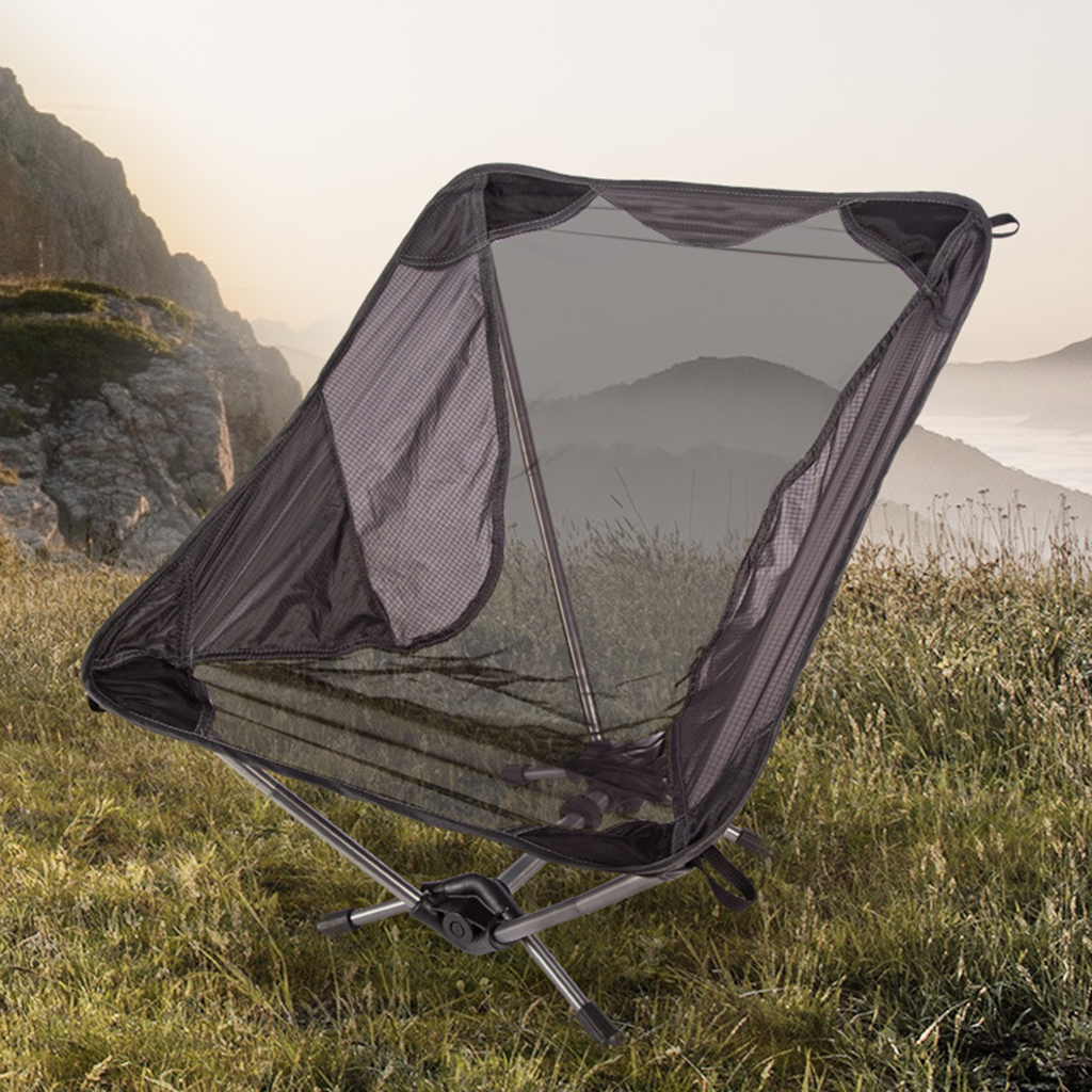 Camping Chair - Low Profile Folding Chair for Camping, Beach, Picnic, Barbeques, Sporting Event with Carry Bag Camping Chair - Low Profile Folding Chair for Camping, Beach, Picnic, Barbeques, Sporting Event with Carry Bag