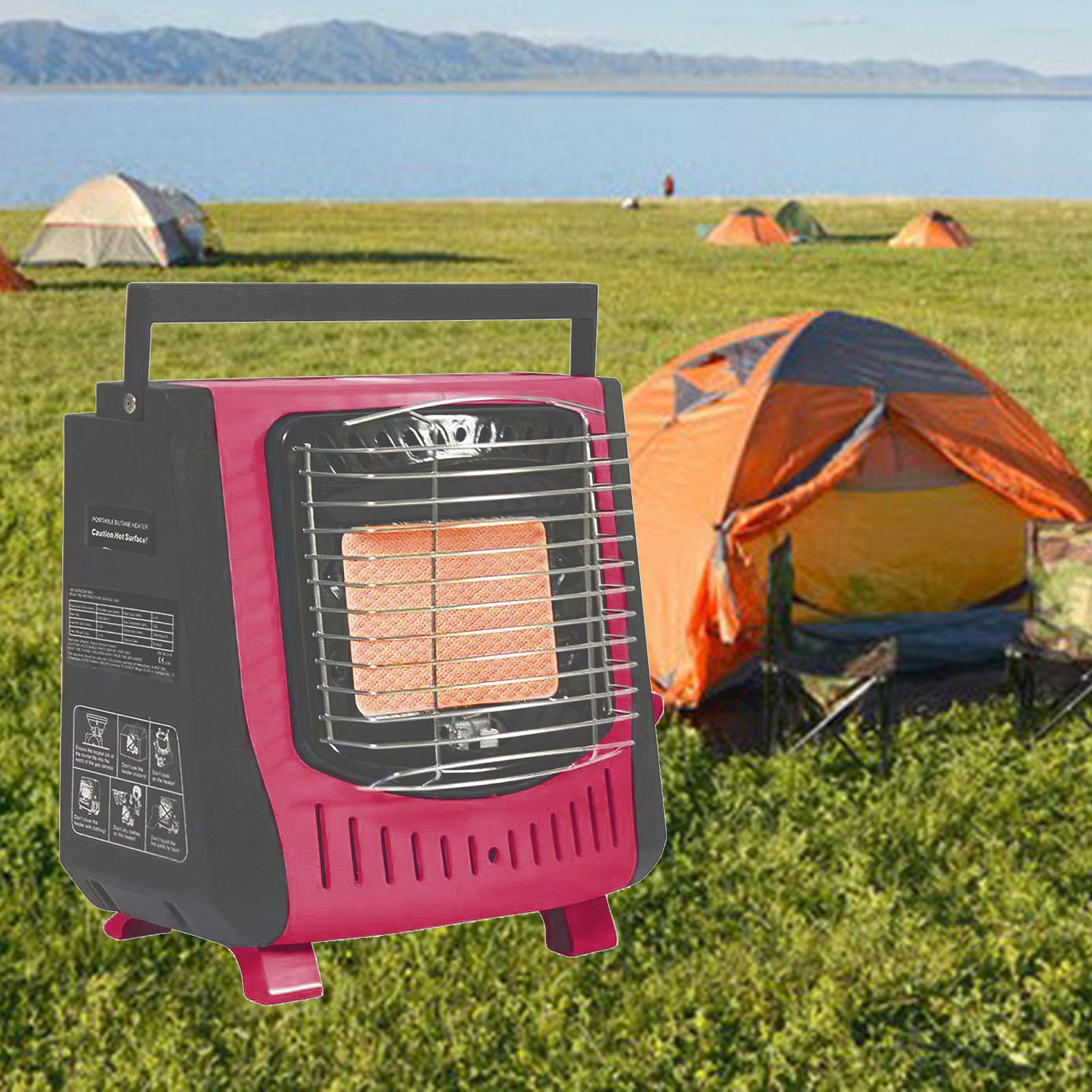 Portable Butane Space Gas Mobile Heater, Liquefied Gas Heating Stove for Outdoor Traveling Picnic Cooking Cold Weather Warming Portable Butane Space Gas Mobile Heater, Liquefied Gas Heating Stove for Outdoor Traveling Picnic Cooking Cold Weather Warming