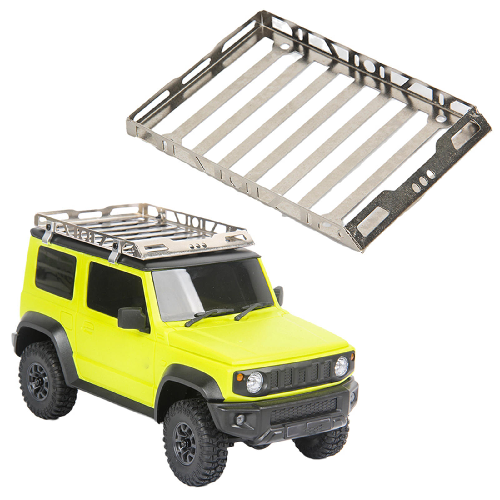 4.33x3.23inch Roof Rack Metal Luggage Carrier Tray for Xiaomi Jimny1:10 RC Car Crawler Car 4.33x3.23inch Roof Rack Metal Luggage Carrier Tray for Xiaomi Jimny1:10 RC Car Crawler Car