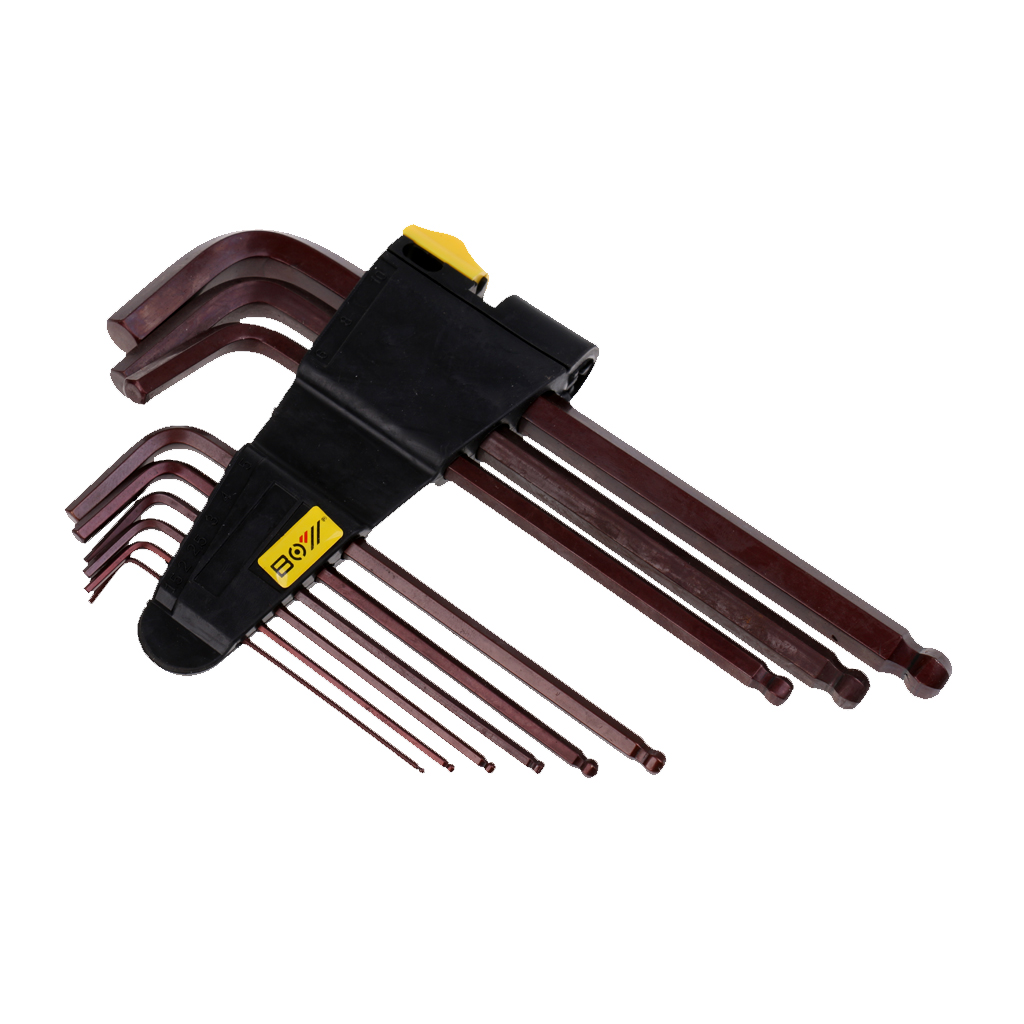 Long Arm Metric Hexagon Hex Allen Key Wrench Set Bike Bicycle Cycling Repair Tools, Size 1.5mm to 10mm Long Arm Metric Hexagon Hex Allen Key Wrench Set Bike Bicycle Cycling Repair Tools, Size 1.5mm to 10mm
