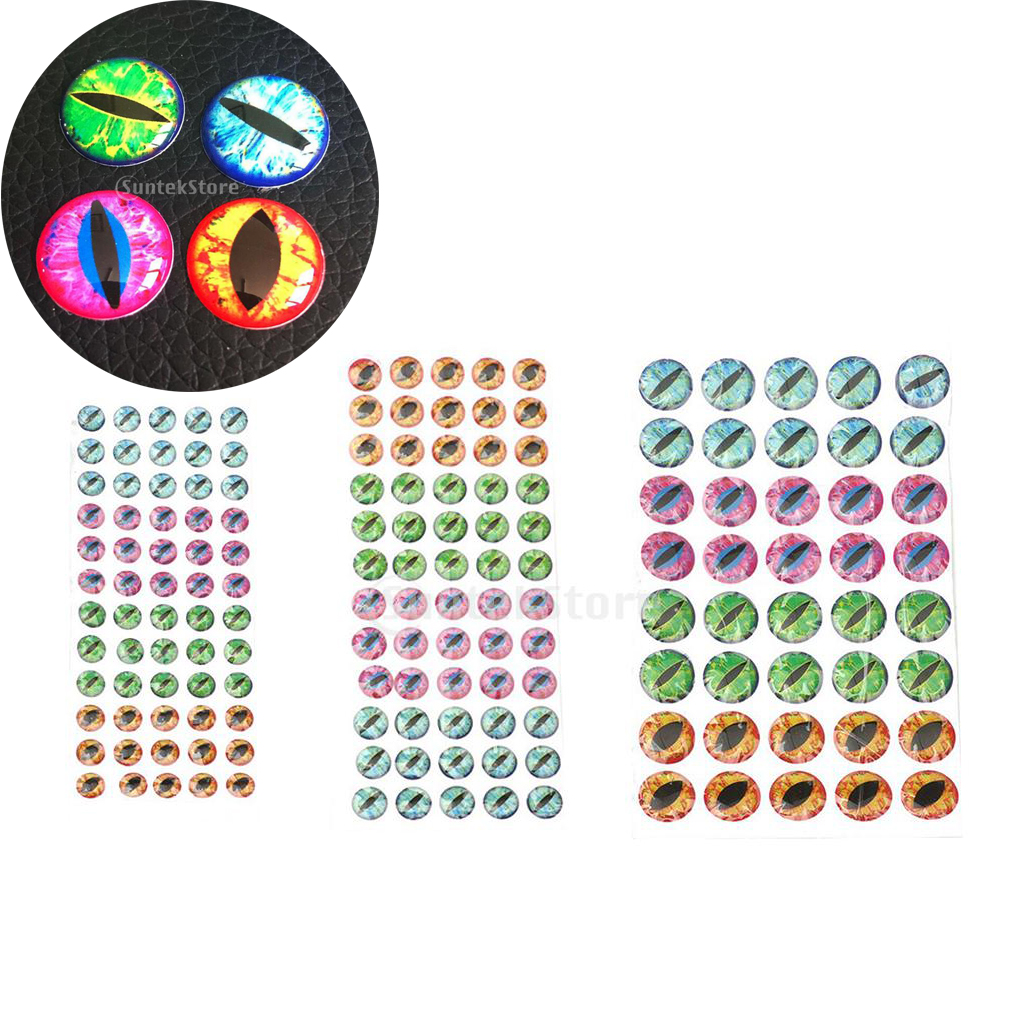 ABS Fish Eye 6 / 812mm 4D Holographic Bait Eye Fly Tying Jigs Crafts ABS Fish Eye 6 / 812mm 4D Holographic Bait Eye Fly Tying Jigs Crafts