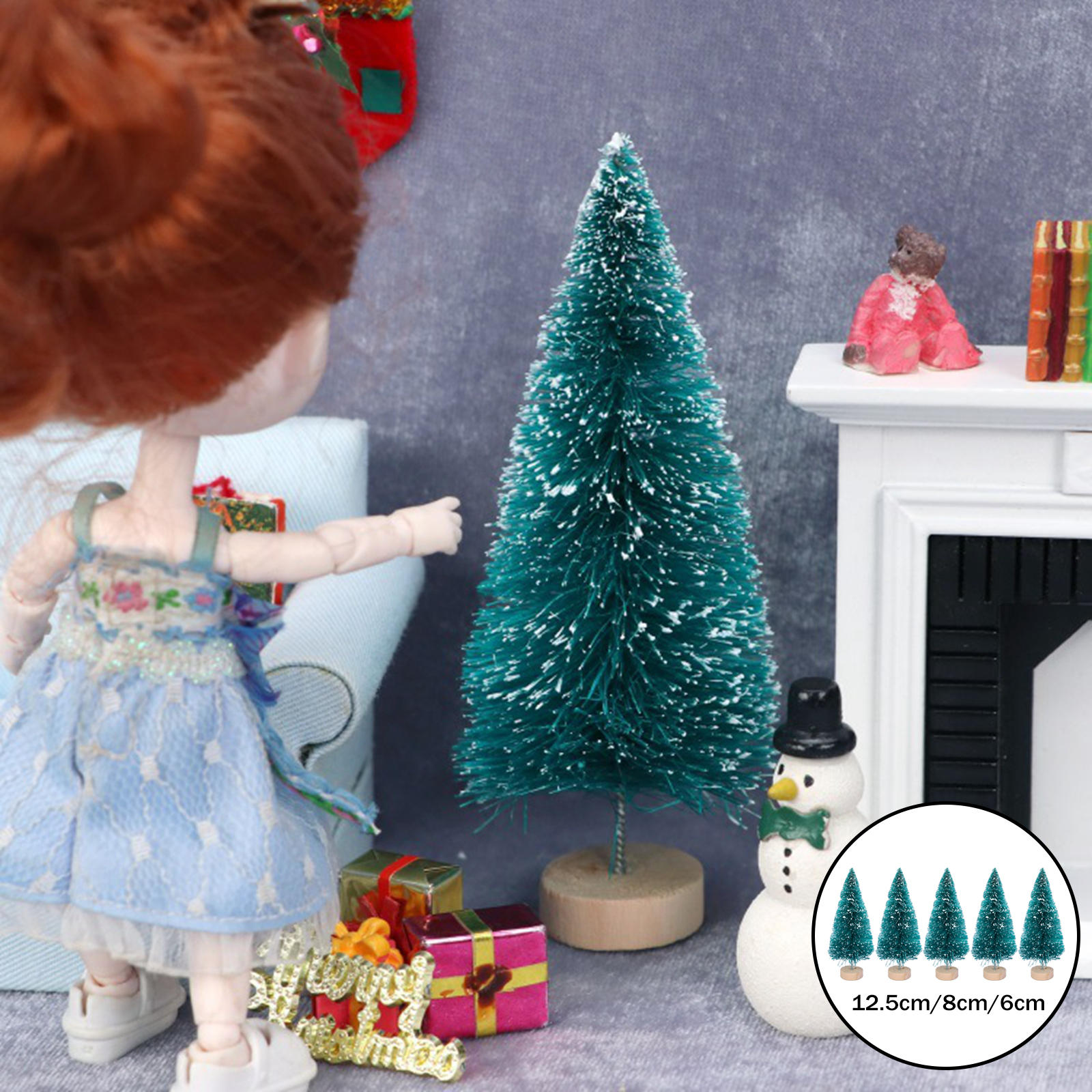 5/Set 1:12 Dollhouse Mini PVC CHRISTMAS Tree Cedar Room Xmas Holiday Decor DIY Life Scene Crafts Projects Toys 5/Set 1:12 Dollhouse Mini PVC CHRISTMAS Tree Cedar Room Xmas Holiday Decor DIY Life Scene Crafts Projects Toys