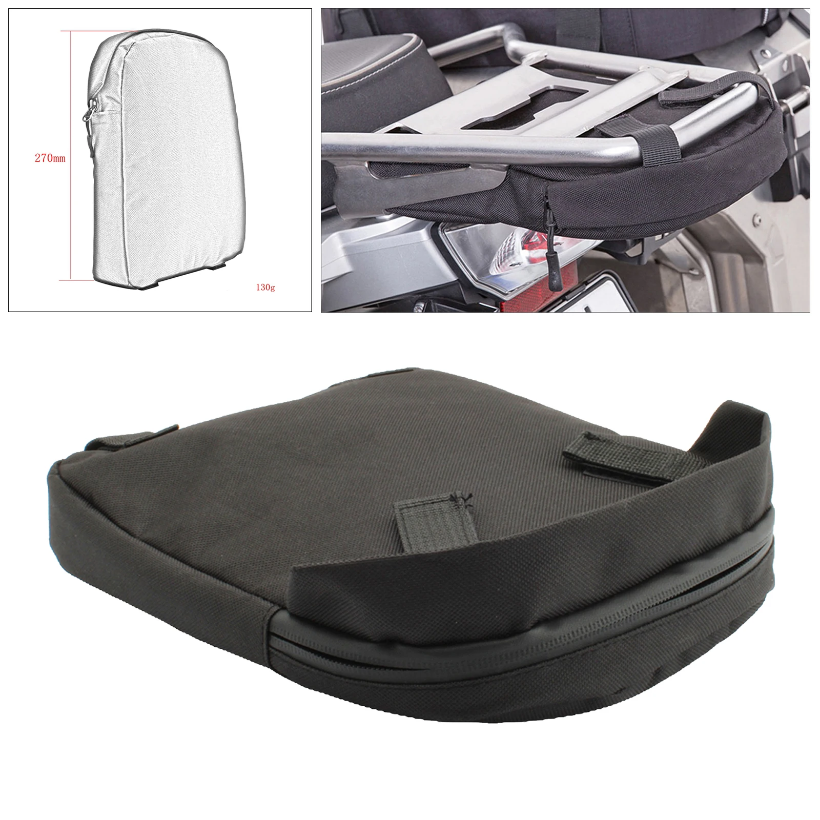 Waterproof Motorcycle Rear Under Luggage Rack Bag Tail Bag Storage Case For BMW R1250 GS Adventure R1200 GS LC Adv (2014-)