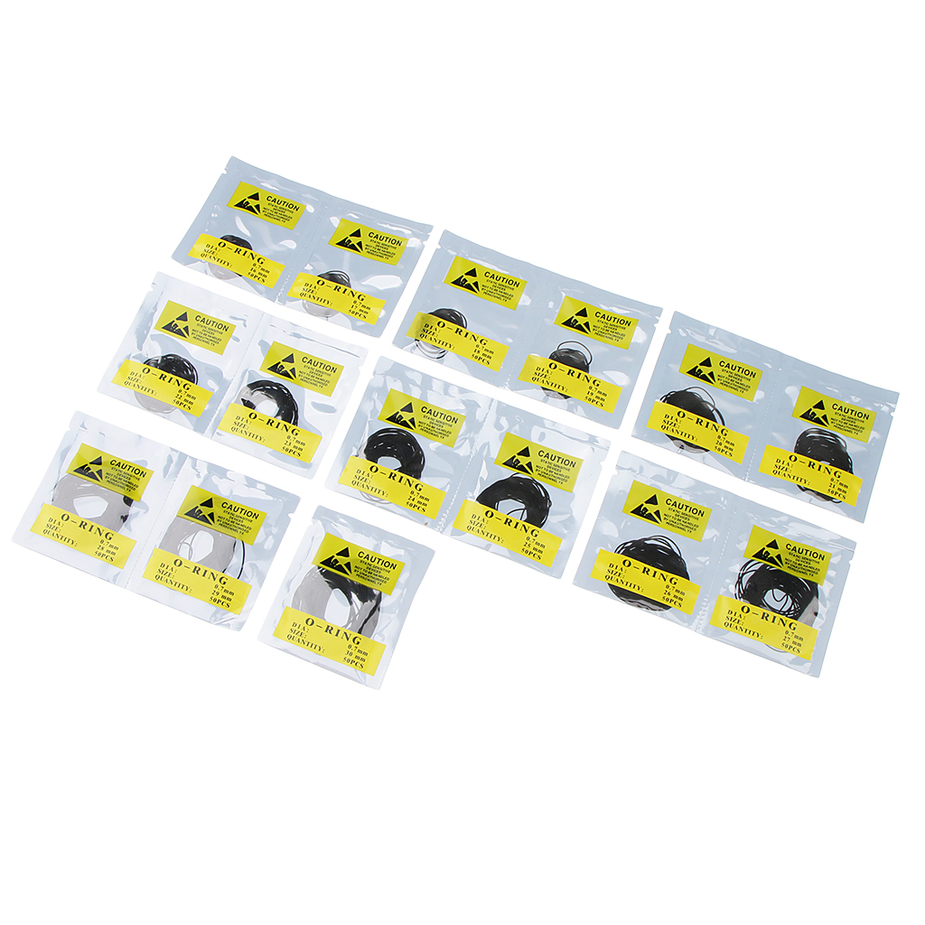 750Pcs O Ring Wristwatch Back Gasket Rubber Seal Washers Set Watch Gasket 750Pcs O Ring Wristwatch Back Gasket Rubber Seal Washers Set Watch Gasket