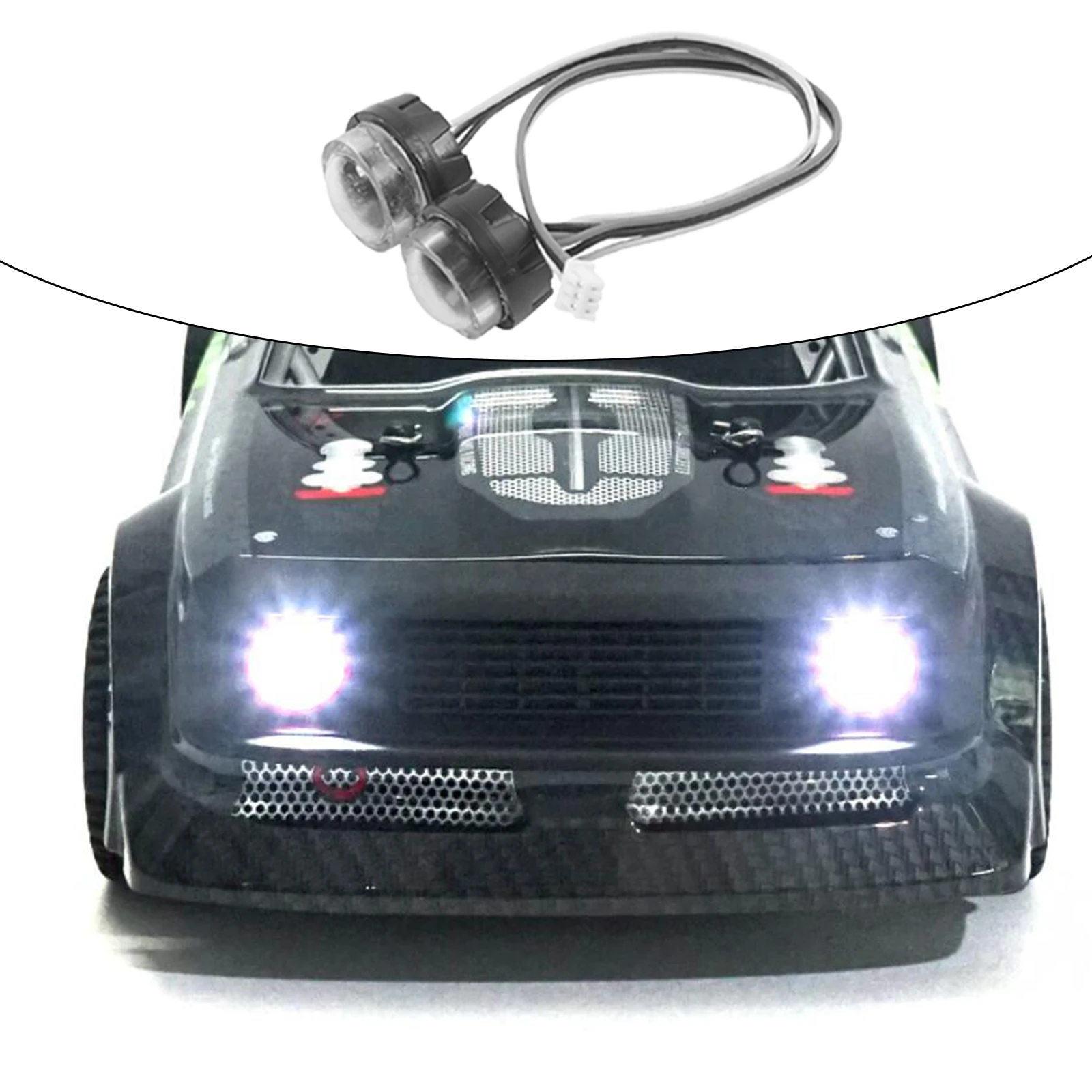 Front LED Light Headlight Spotlight Replacement for SG-1603 1:16  Car
