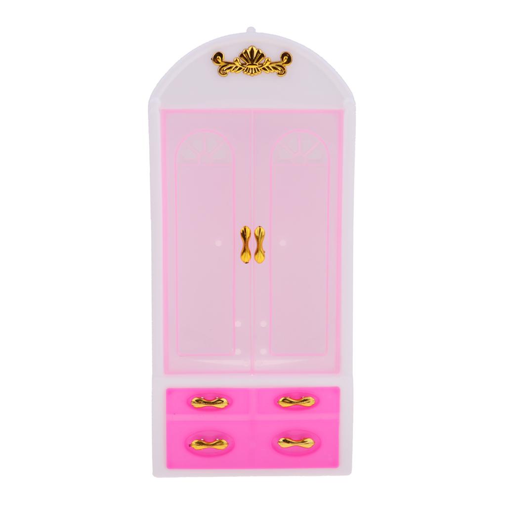 Closet Wardrobe For Doll House Girls Toy Princess Bedroom Furniture Decoration Closet Wardrobe For Doll House Girls Toy Princess Bedroom Furniture Decoration